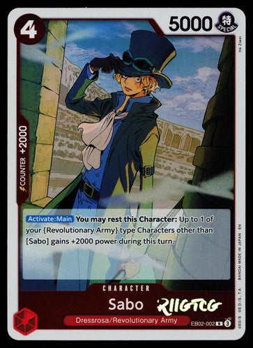 Sabo EB02-002 Extra Booster: Anime 25th Collection