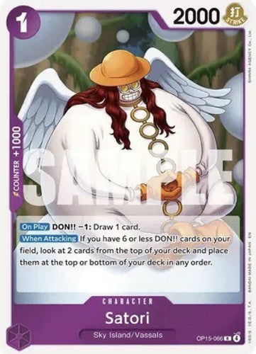 Satori - OP15-066 - Adventure on Kami's Island - ONE PIECE Card - English