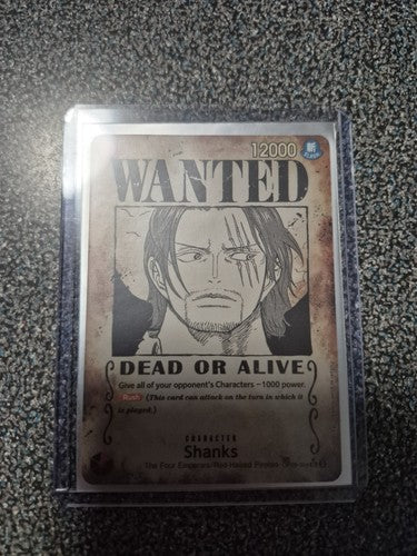 Shanks OP09-004 SP Wanted English