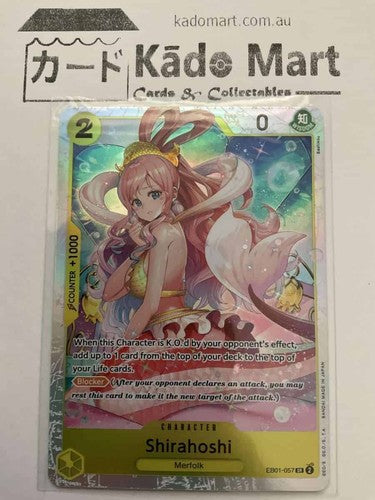 Shirahoshi EB01-057 SR Memorial Collection One Piece TCG Card