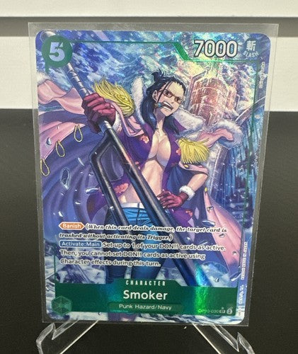 Smoker OP10-030 SR Alt Art Royal Blood English One Piece TCG