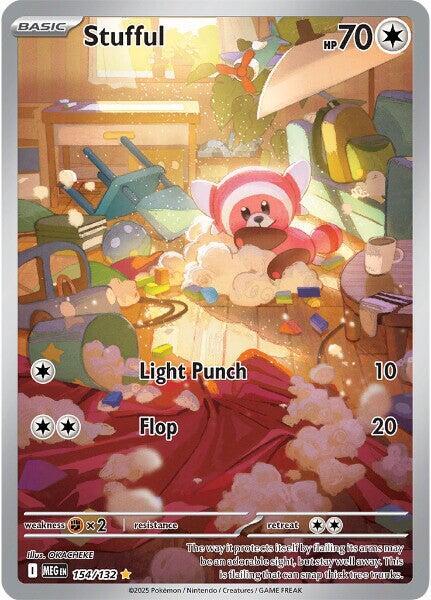 Stufful Mega Evolution Illustration Rare 154/132 Pokemon