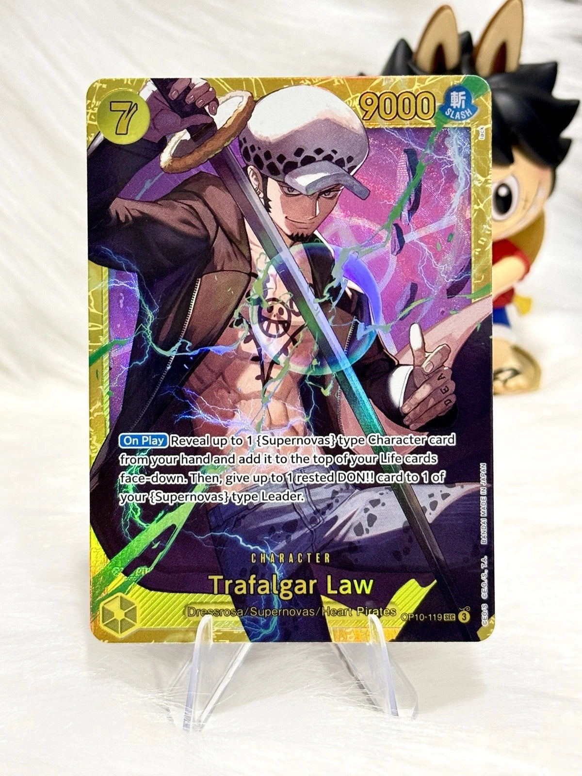 Trafalgar Law OP10-119 SEC - Royal Blood One Piece Card English NM/M