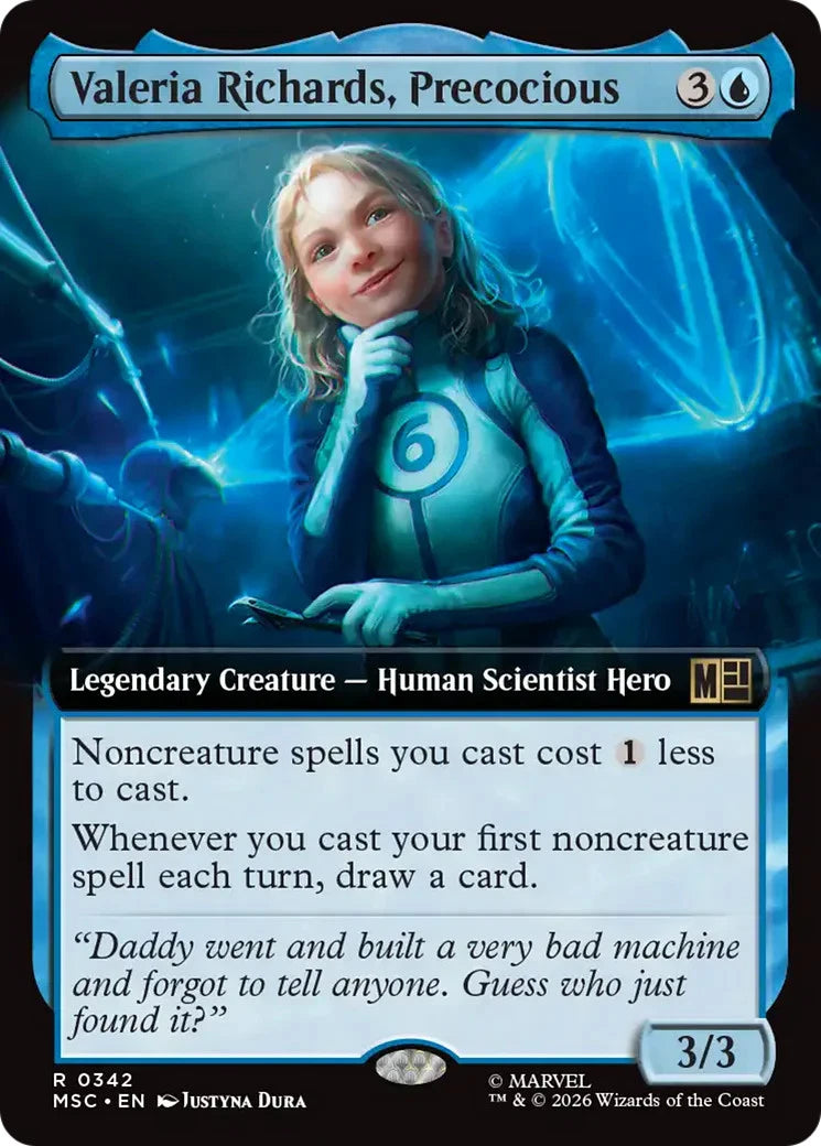 Valeria Richards, Precocious (Extended Art) [Marvel Super Heroes Commander] Nea