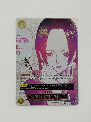 You’ll Frighten Me… Alt Art OP14-118 | One Piece TCG OP14 The Azure Sea’s Seven