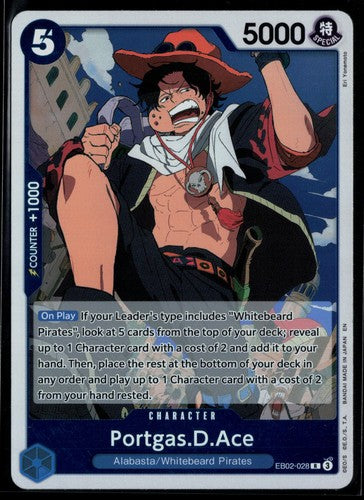 Portgas.D.Ace EB02-028 Extra Booster: Anime 25th Collection Rare One Piece