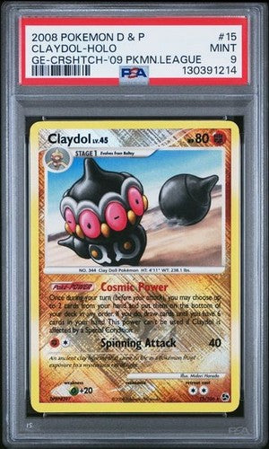 Claydol lv.45 - 15/106 Crosshatch League Championships Promo - PSA 8 - POKEMON