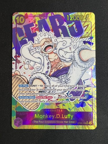 OP05-119 Monkey D. Luffy Gear 5 Parallel SEC Alt Art English