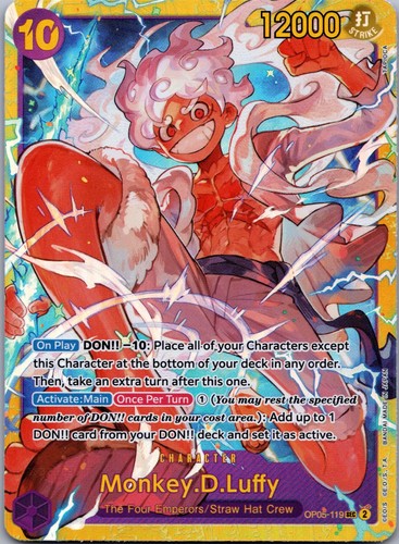 Monkey.D.Luffy Foil SEC Awakening of the New Era OP05-119 ENGLISH