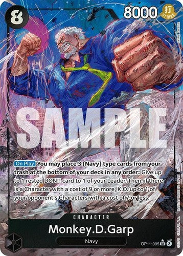 Monkey.D.Garp OP11-095 SR Alt Art | One Piece TCG Card Game English
