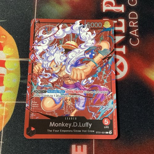 Monkey D. Luffy ST21-001 Leader Learn Together Deck Set One Piece CCG
