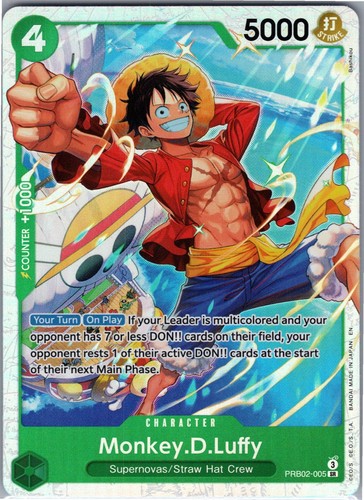 Monkey.D.Luffy - PRB-02 PRB02-005 Foil SR NM Premium Booster -The Best- Vol. 2 JP