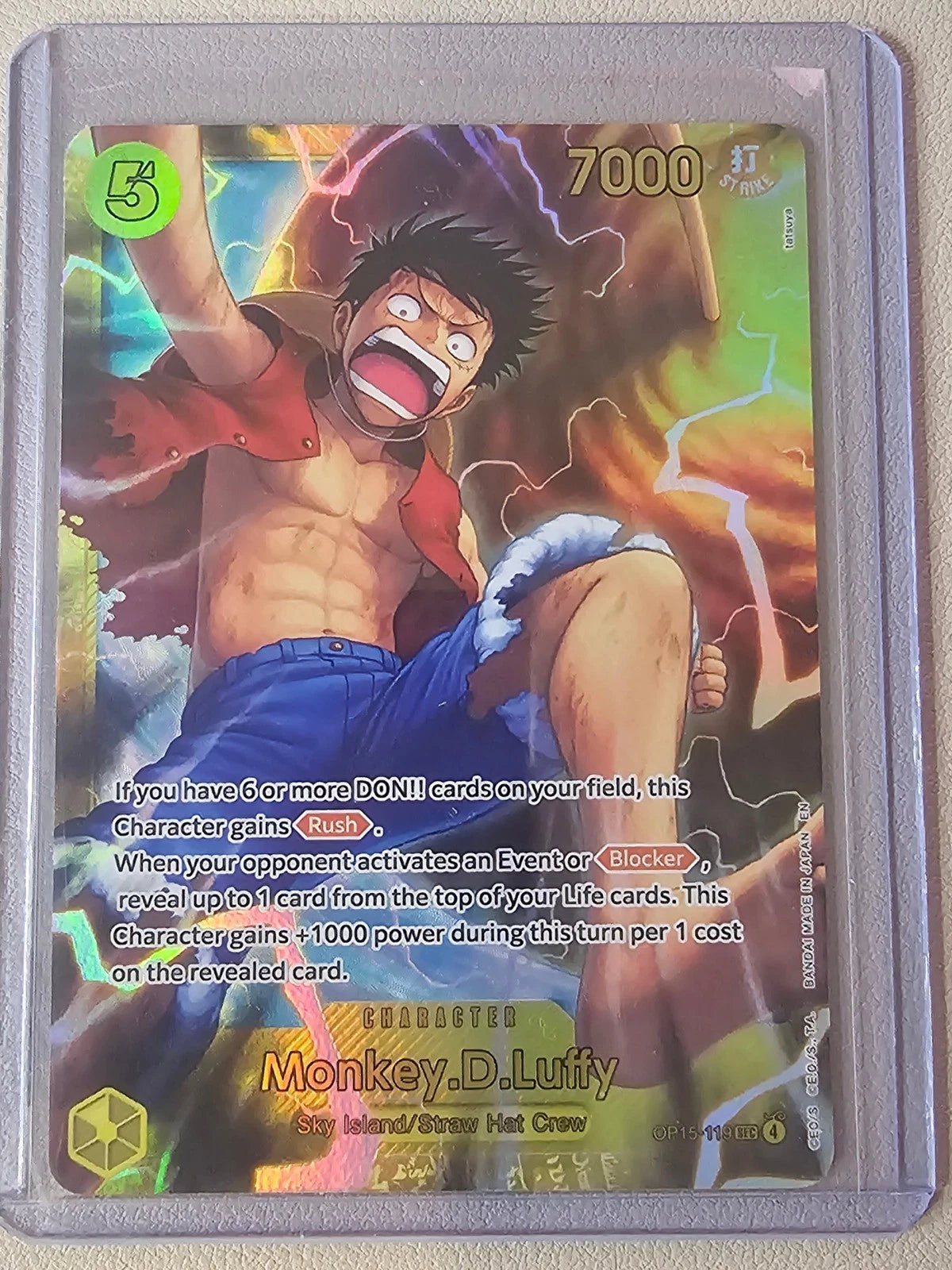Monkey.D.Luffy () OP15-EB04 OP15-119 Foil SEC NM Adventure on Kami's Island
