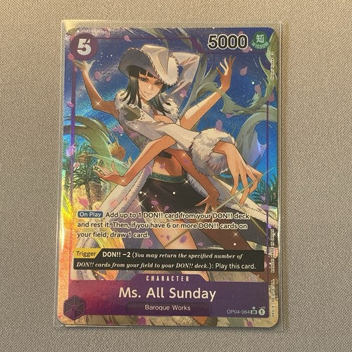 Ms All Sunday ENGLISH Op04-064 Alt Art Foil