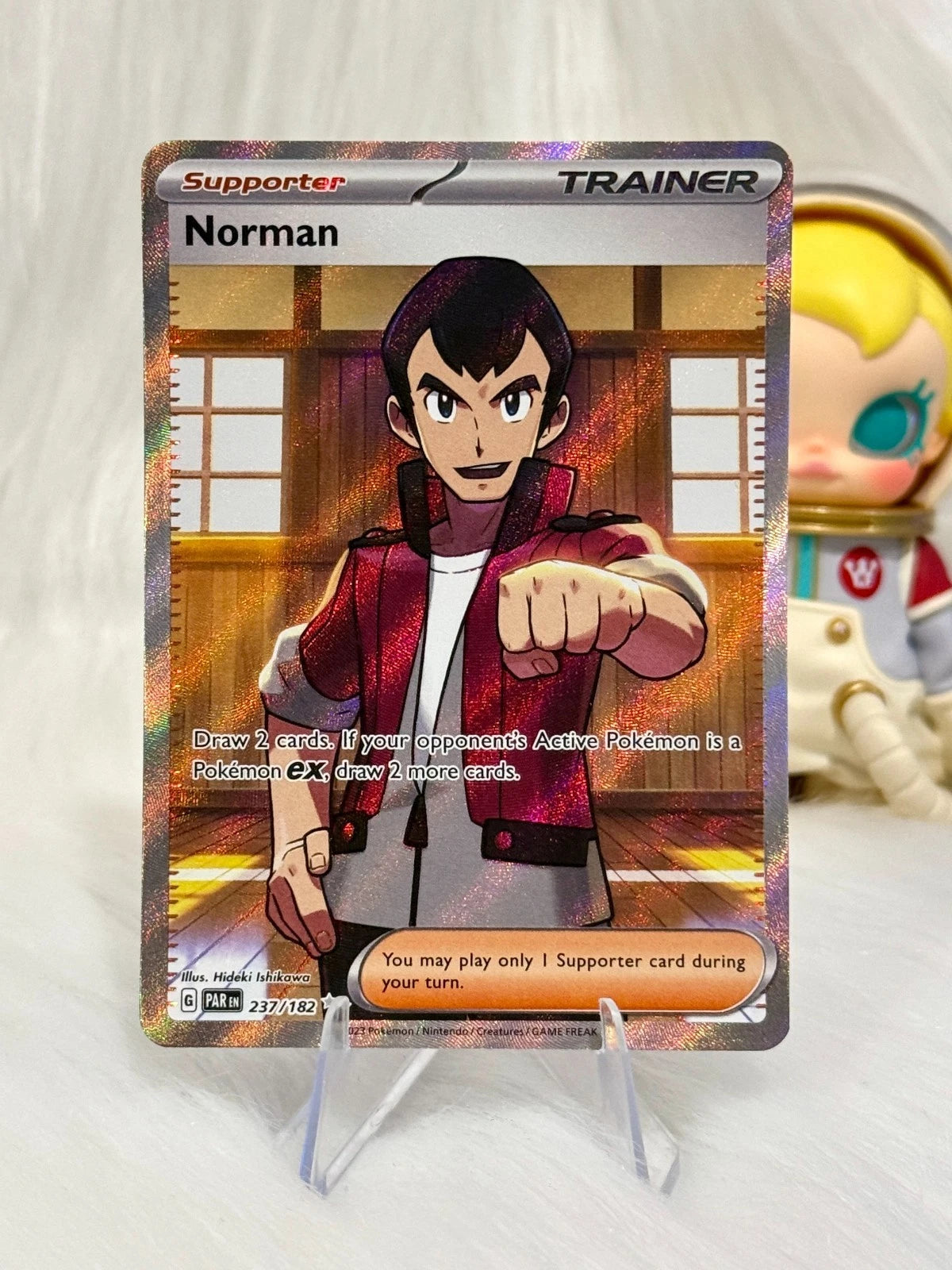 Norman - 237/182 - Ultra Rare - Paradox Rift - Pokemon Card - NM/M
