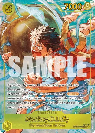 Monkey.D.Luffy (Alternate Art) OP15-119 Adventure on Kami's IslandOne
