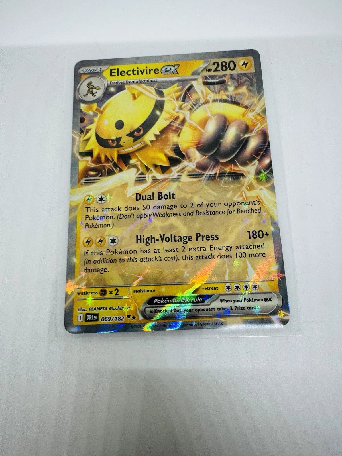 Pokemon TCG English Card Destined Rivals Electivire EX 069/182