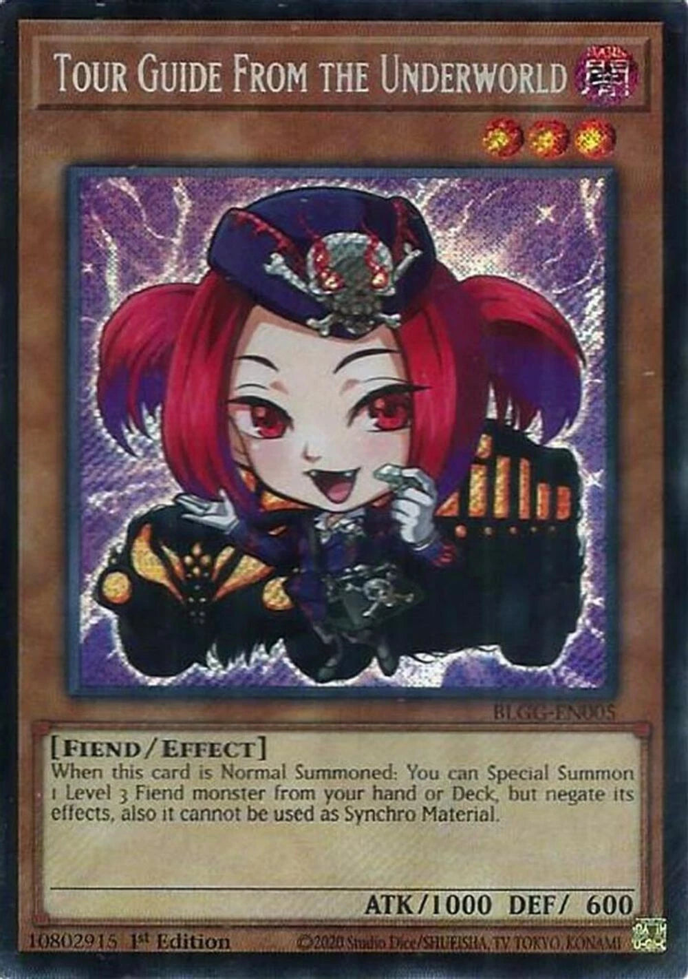 Tour Guide From the Underworld - (BLGG-EN005) Secret Rare - 1st Edition