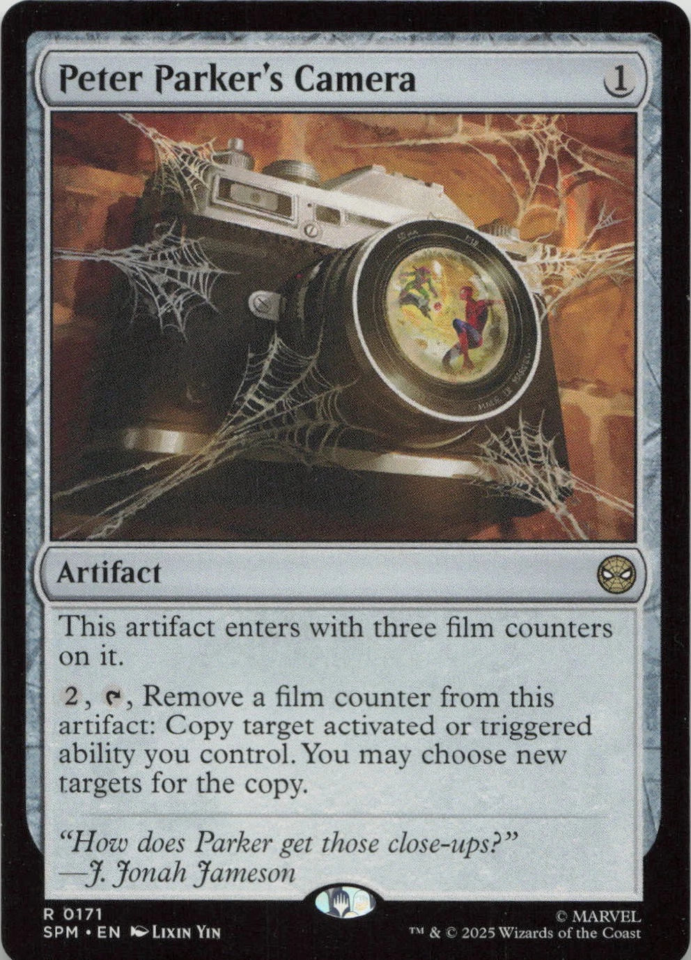 Peter Parker's Camera R Marvel's Spider Man 171 NM MTG