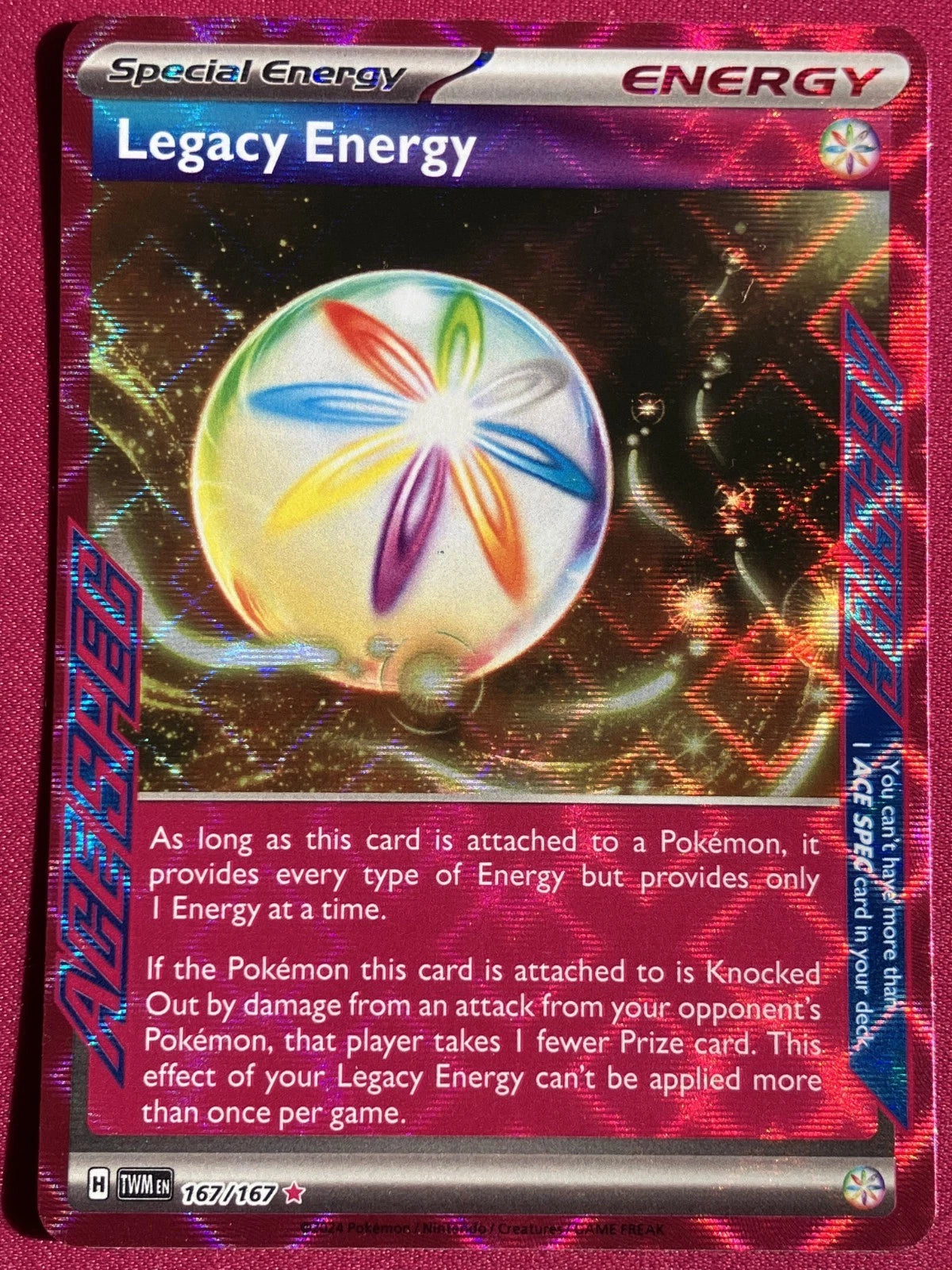 Legacy Energy - 167/167 - Twilight Masquerade Ace Spec