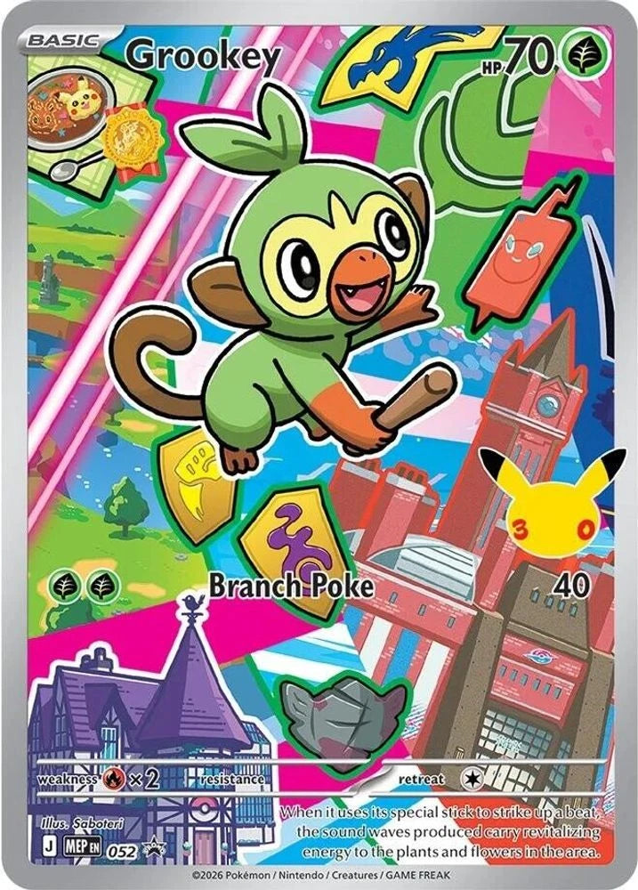 Grookey - MEP 052 Black Star Promo - NM