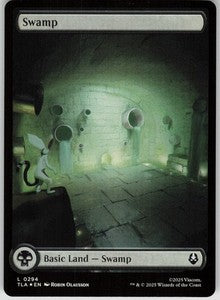 MTG Swamp 0294 Foil NM Avatar: The Last Airbender Magic 294