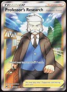 PROFESSOR'S RESEARCH 150/159 Ultra Rare CROWN ZENITH Pokemon Holo Near Mint