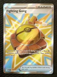 Pokemon Fighting Gong 168/132 Ultra Rare Mega Evolution Near Mint card.