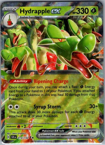 Hydrapple ex - 014/142 SV07: Stellar Crown - Pokemon Card - NM