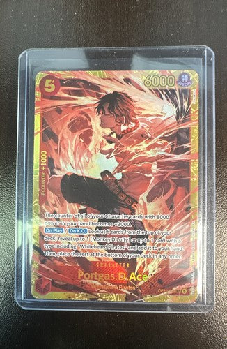 One Piece TCG English OP16-118 Portgas D Ace SEC Foil (TIMMY)