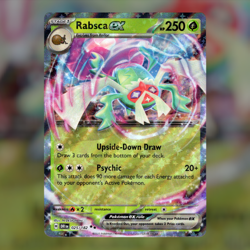 Rabsca ex 025/182 - Double Rare - SV10: Destined Rivals - Pokemon TCG - NM