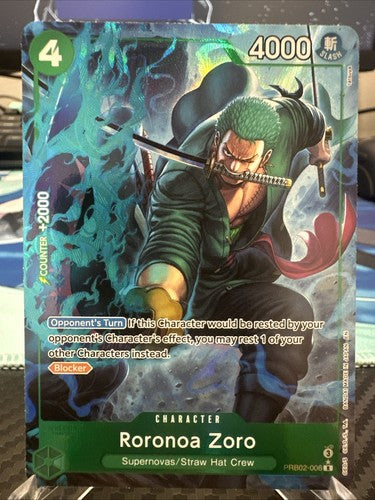 One Piece TCG PRB02-006 Roronoa Zoro Alt Art - The Best Vol. 2 - English