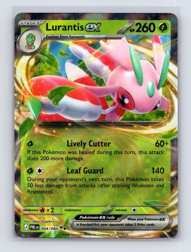 Lurantis ex 004/084 Near Mint Double Rare Pitch Black Pokemon Holo