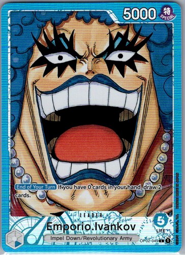 Emporio.Ivankov OP02-049 English Paramount War - One Piece - NM
