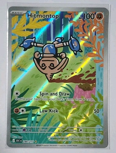 Pokémon TCG Hitmontop 240/217 Ascended Heroes Rare Holo Full Art English
