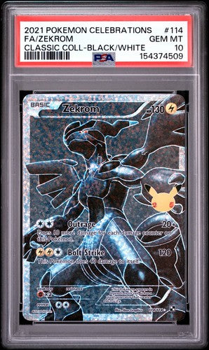 PSA10 Zekrom 25th Anniversary PCP