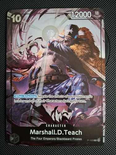 One Piece TCG Marshall.D.Teach P-100