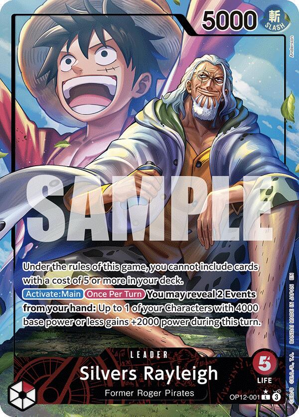 Silvers Rayleigh [Alternate Art] OP12-001
