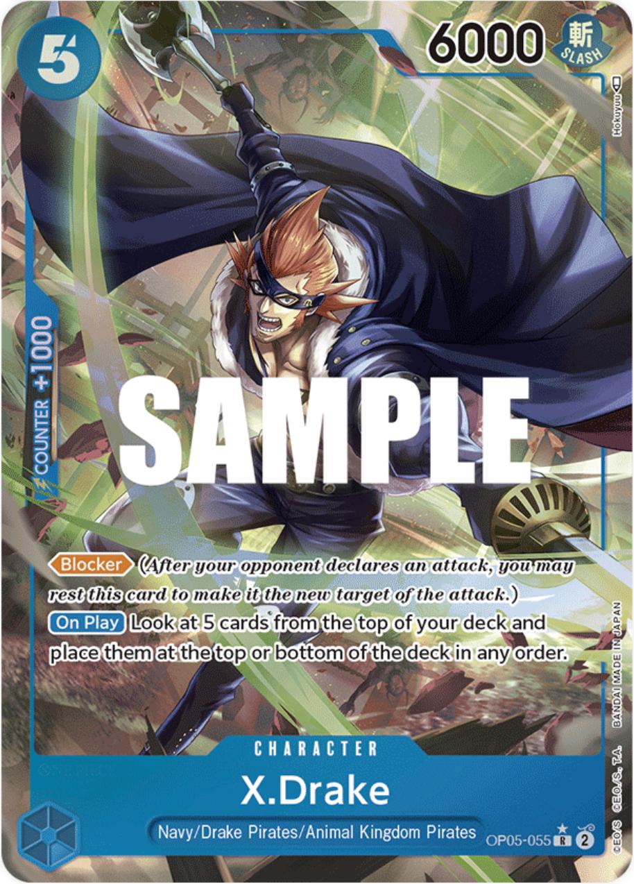 X.Drake [Alternate Art] OP05-055