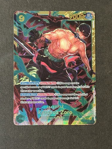 Roronoa Zoro OP06-118 SEC PRB02 One Piece Card TCG English NM/M